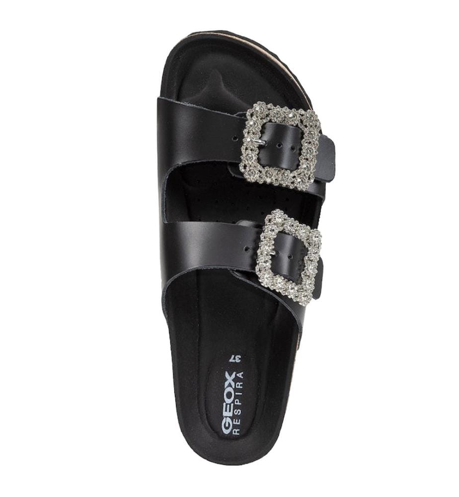 Geox - Damen Sandalen "D Brionia R", Narbiges Leder
