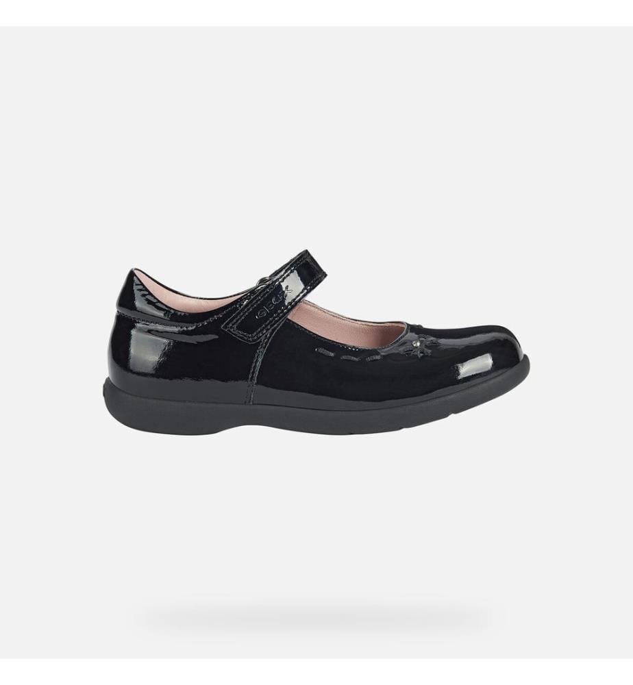 Geox - Mädchen Riemchenschuhe "Naimara", Ballerina, Lackleder