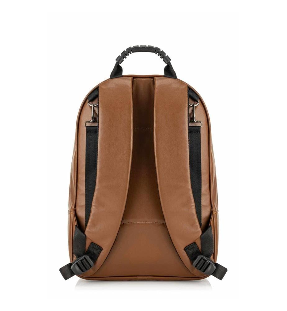 Wickeltasche, 100 % PU-Leder, Hellbraun