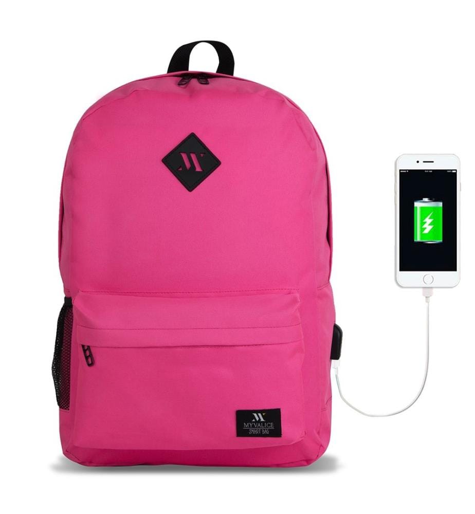 Borsa per laptop, tessuto resistente all'acqua, rosa