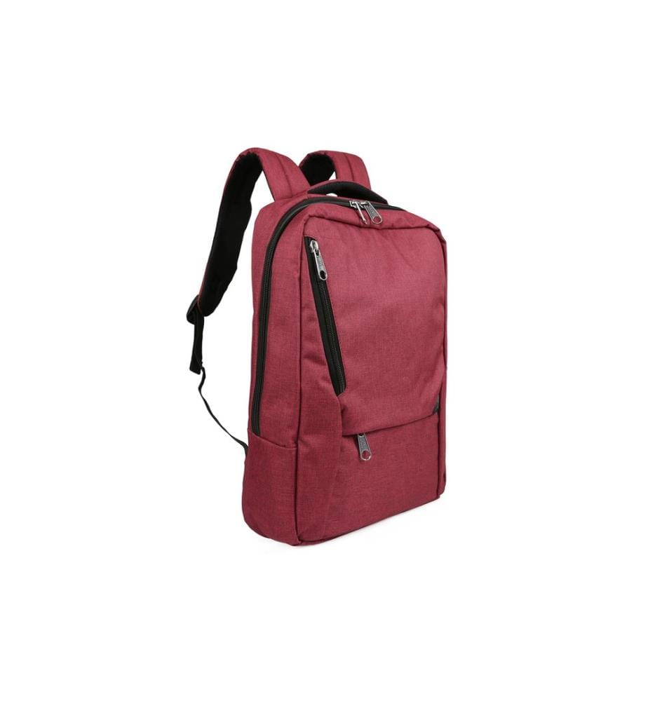 Sacoche pour ordinateur portable, tissu imperméable, rouge bordeaux