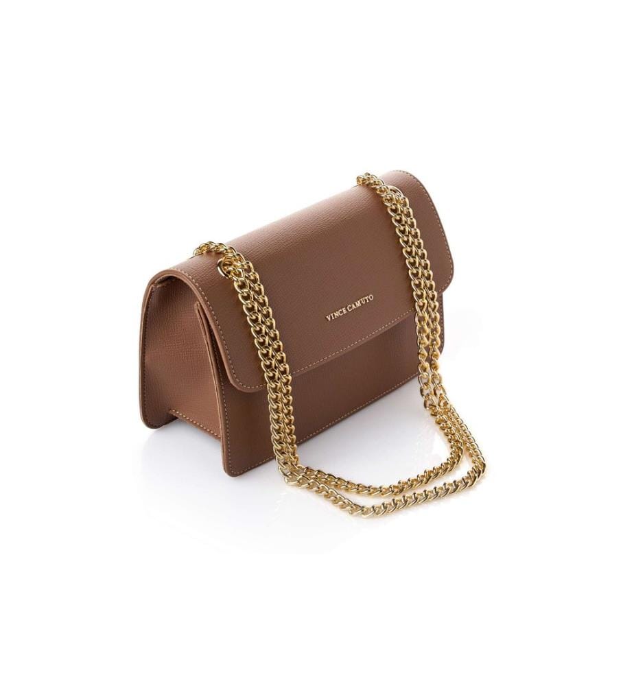 Borsa a tracolla, 100% pelle polivinilica, visone