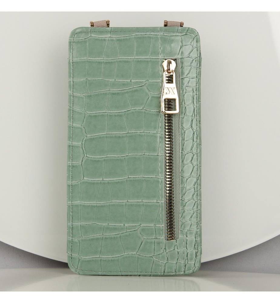 Portefeuille en cuir, couleur menthe