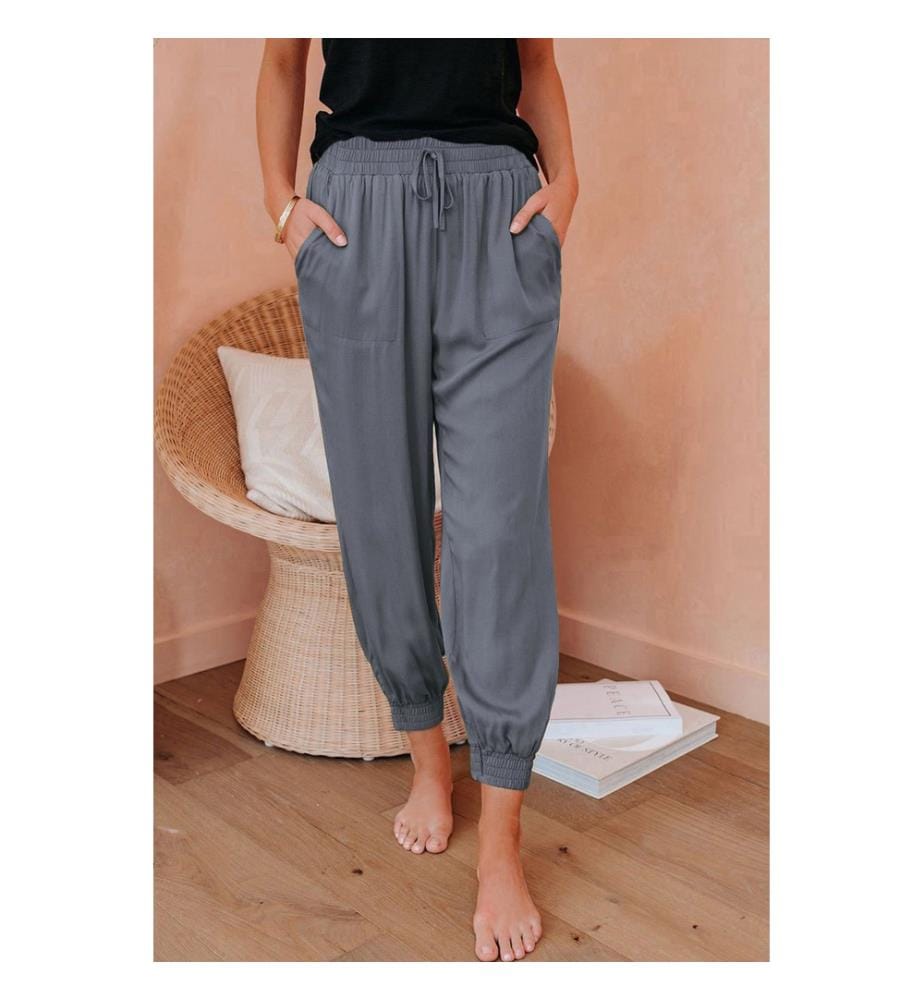 Short Jogging Pants - Grey
