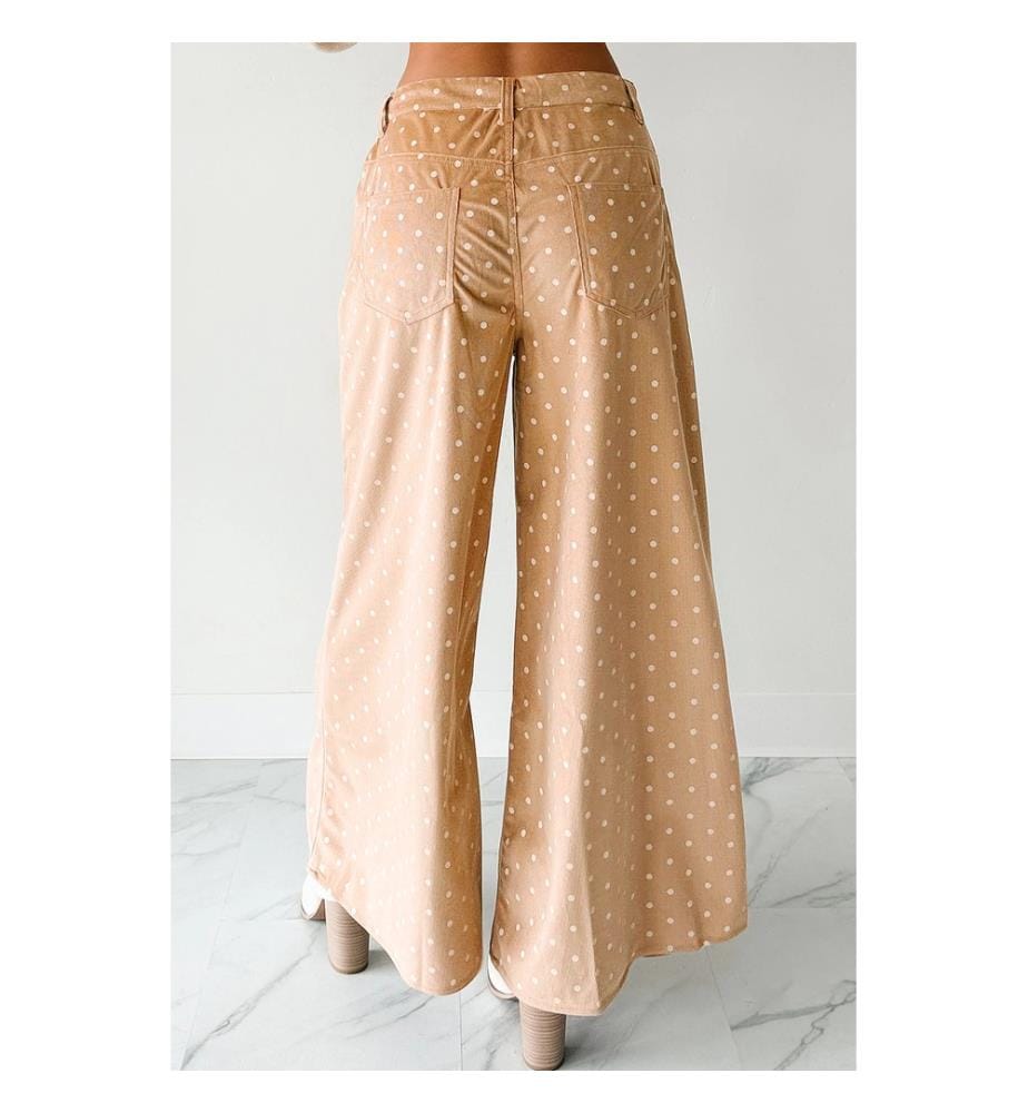 Pantaloni a pois - Verde