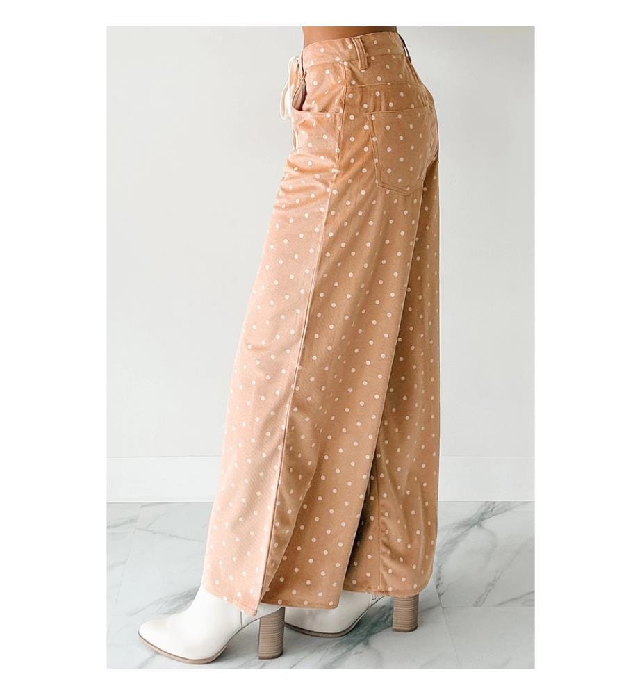 Pantaloni a pois - Verde