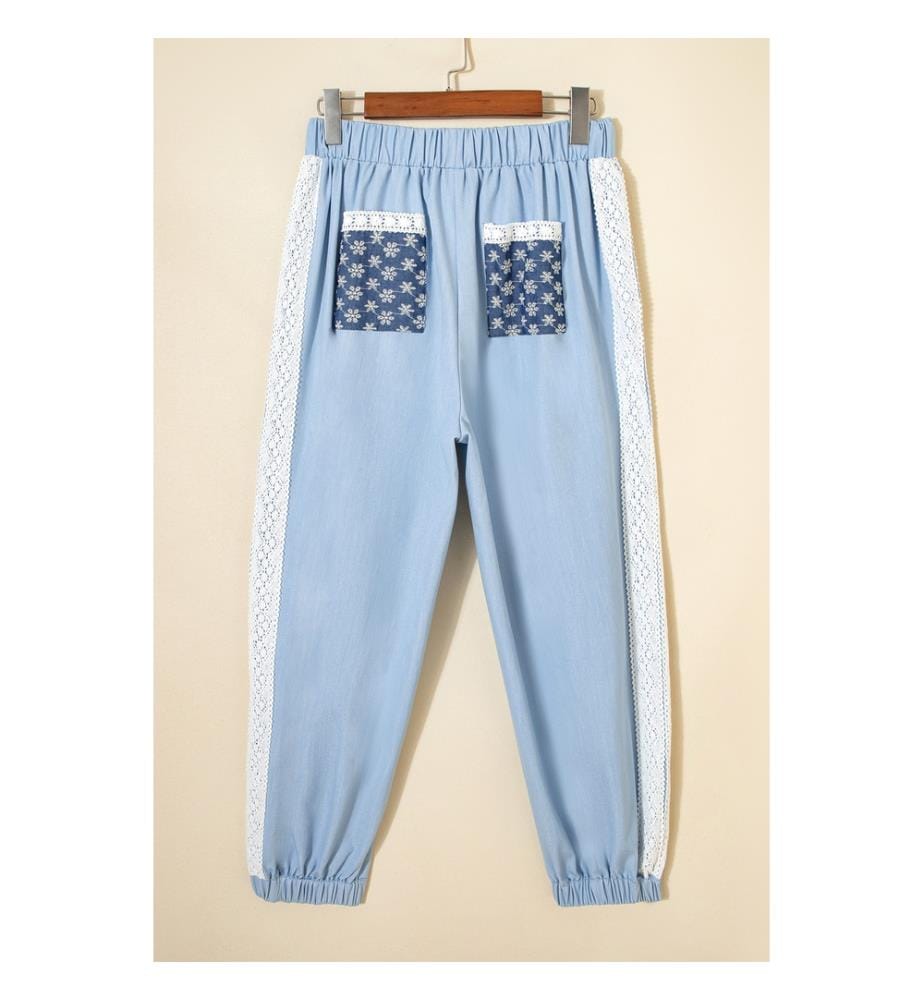 Pantalon Ample - Bleu