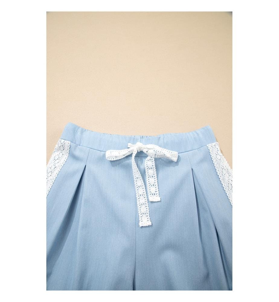 Pantalon Ample - Bleu