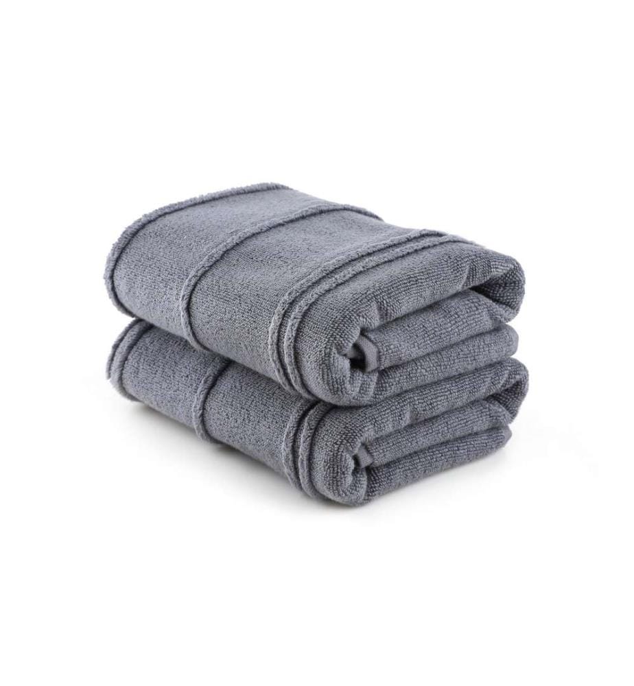 Set of 2 bath towels - Smoked
