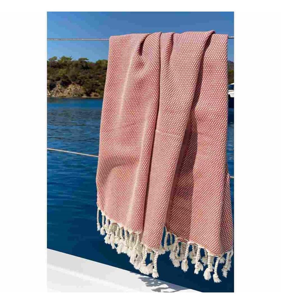 Beach Fouta - Brick Red