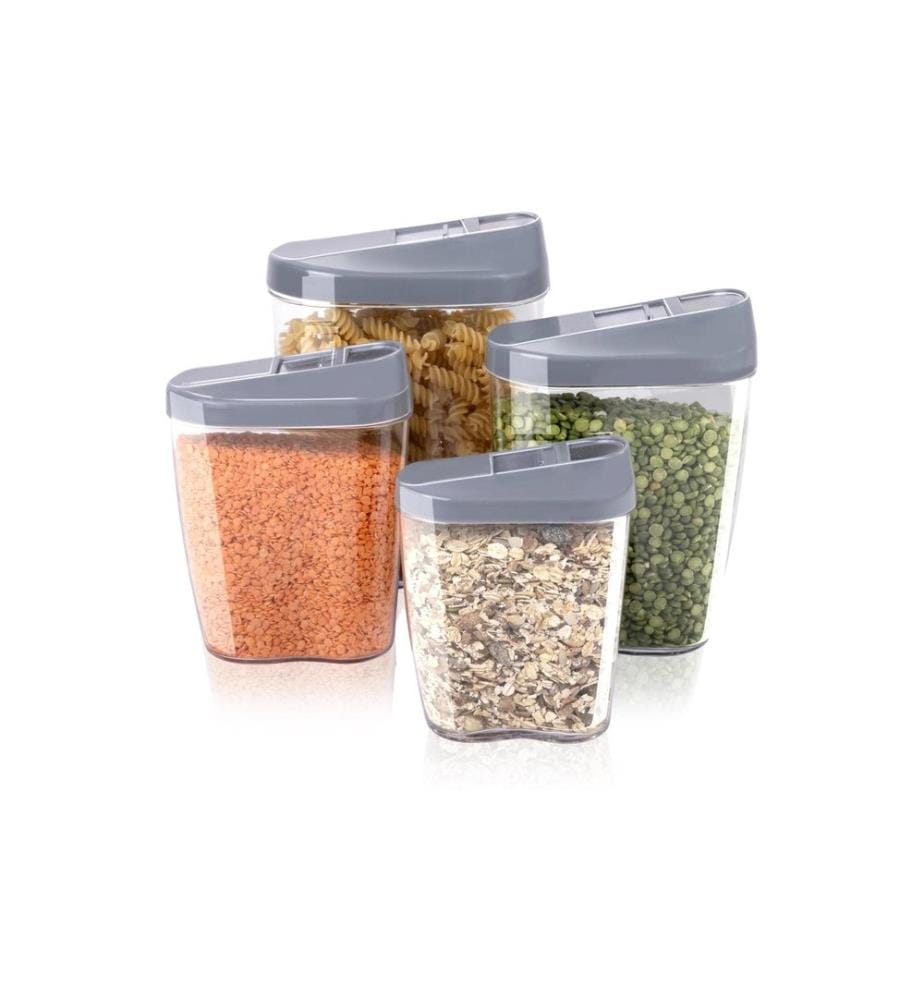 alpina Boîtes de conservation 4 pièces 1.25 l, Assorties