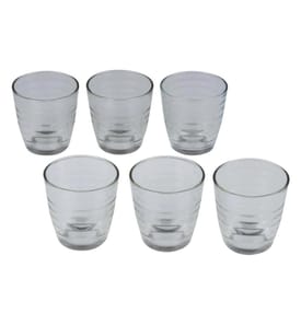 alpina Trinkgläser 225 ml, 6 Stück, Transparent
