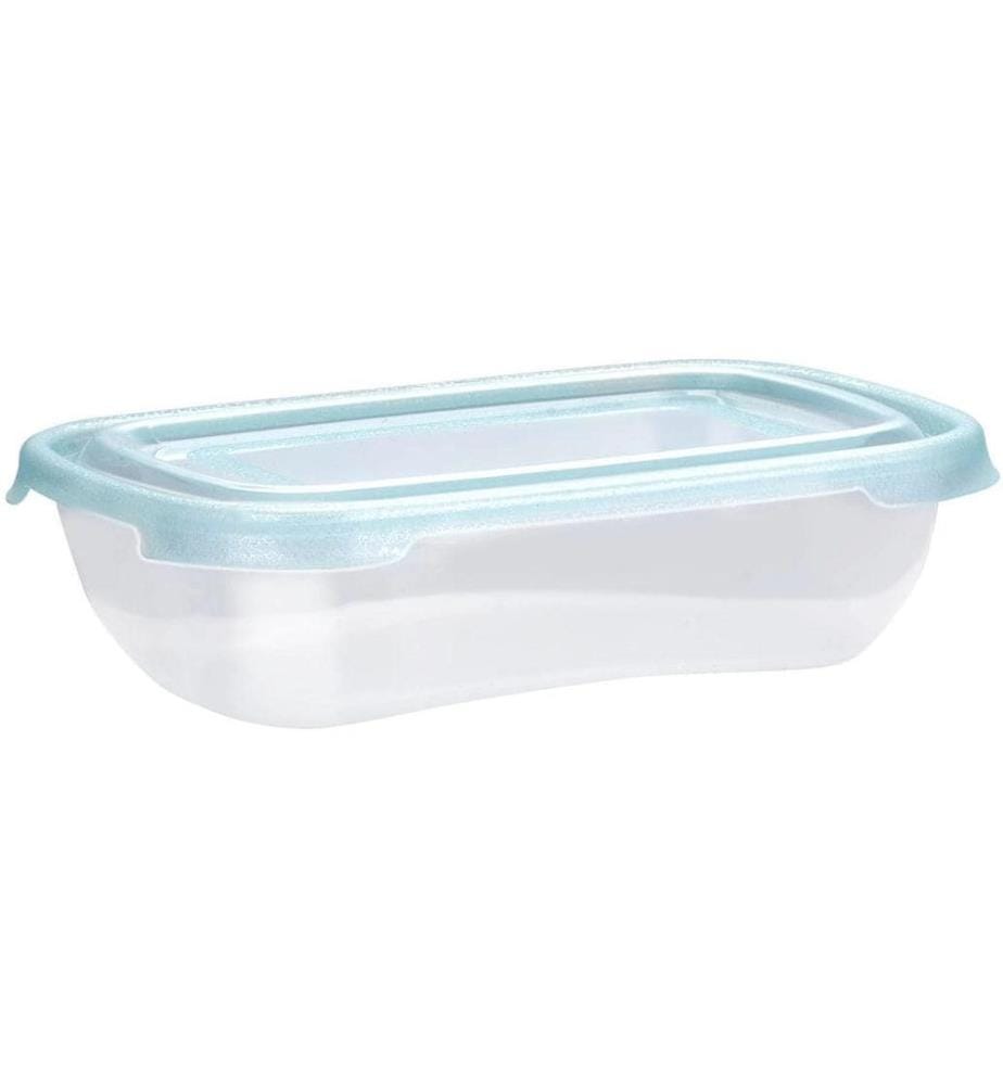 Alpina Storage Box Set 13-Piece 6.8 l, Blue/Transparent