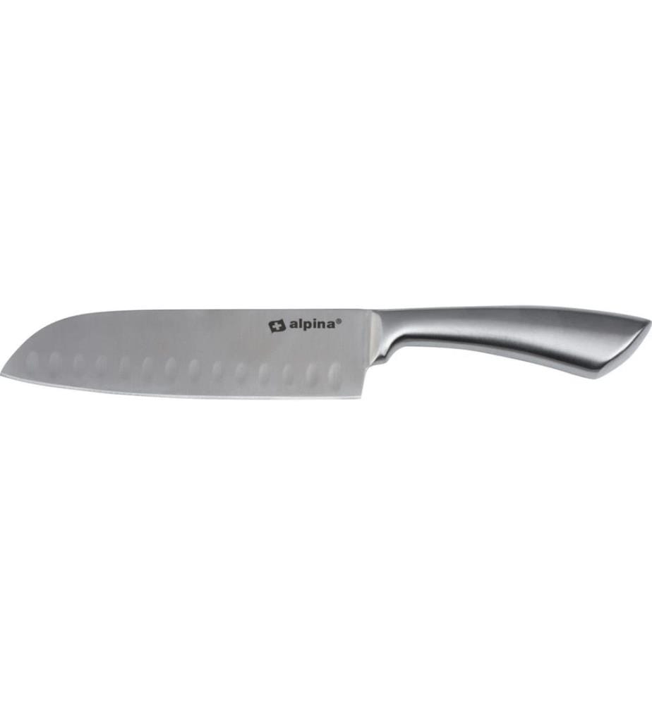 alpina Cook Knife Santoku 31.5 cm, Silver