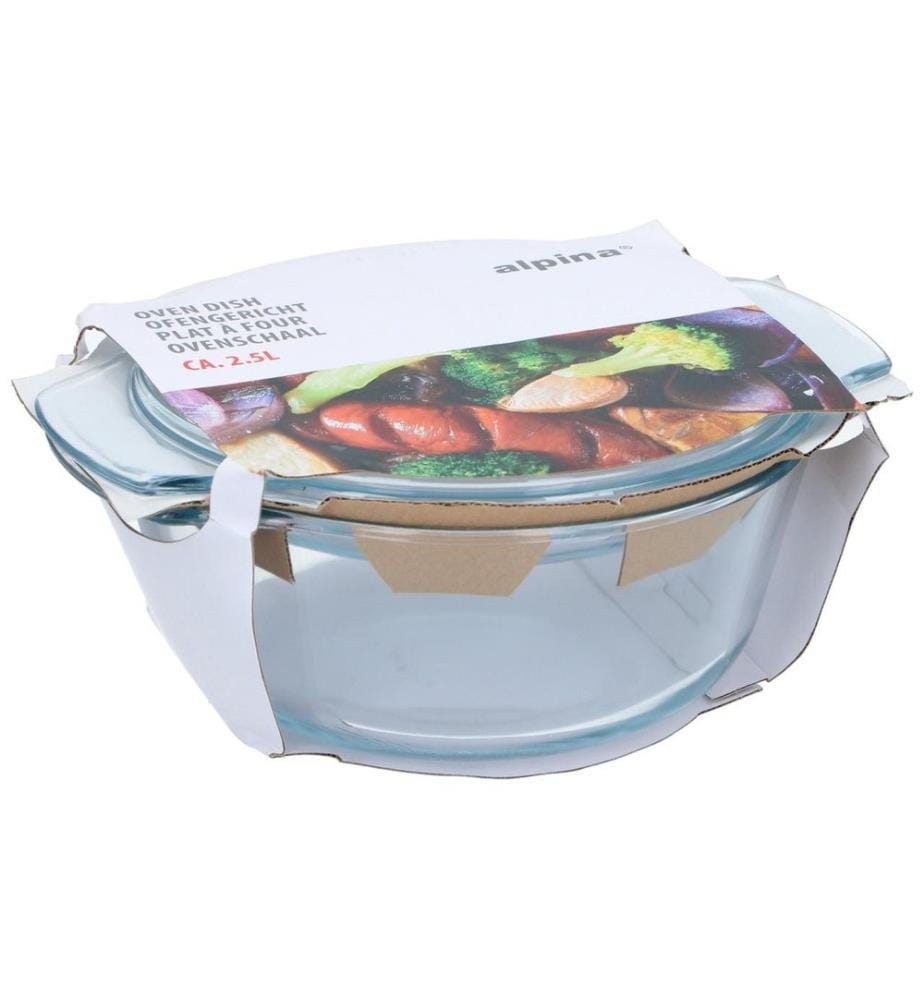 Plat à gratin alpina 2.5 l Ovale, Transparent