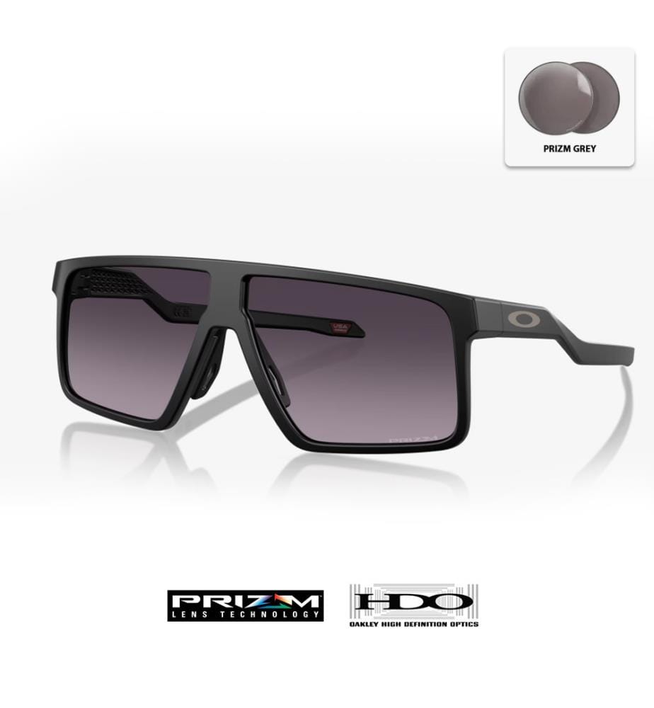 Helux Gradient Grey - Matte Black Sunglasses