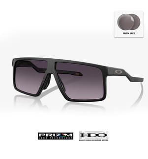 Helux Gradient Grey - Matte Black Sunglasses