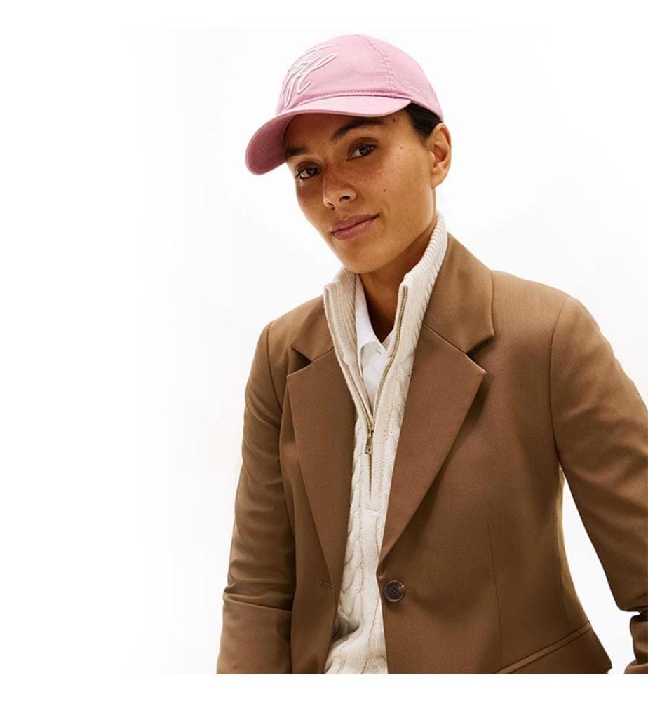 Casquette en Sergé à Logo - Rose