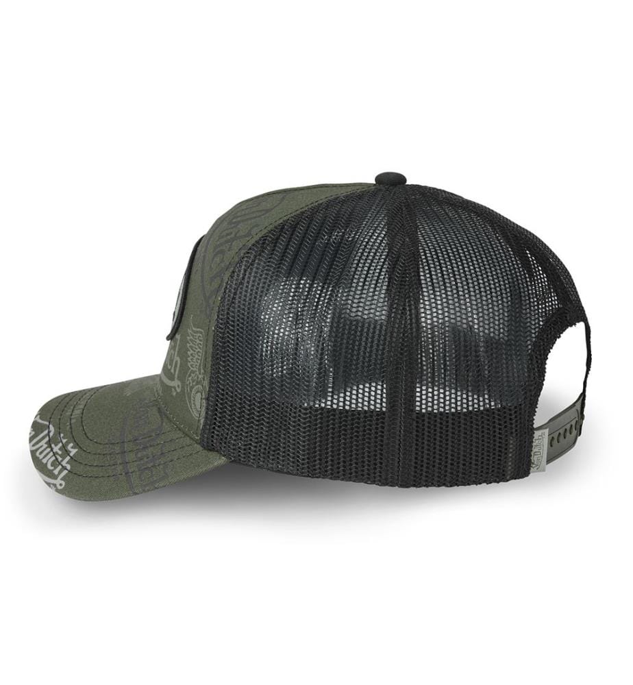 Casquette Trucker - Kaki & Noir