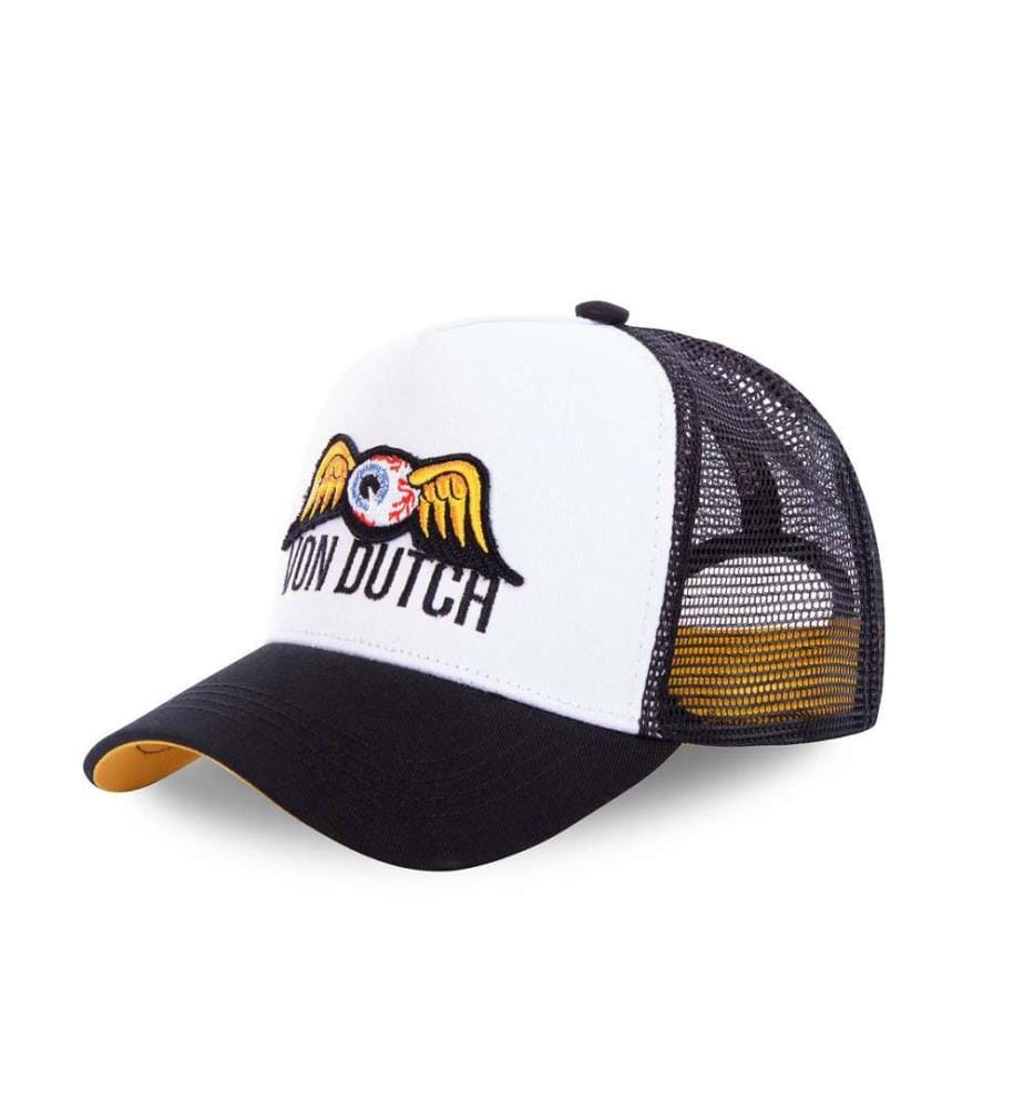 Casquette Trucker Eyepat Noir et Jaune - Noir