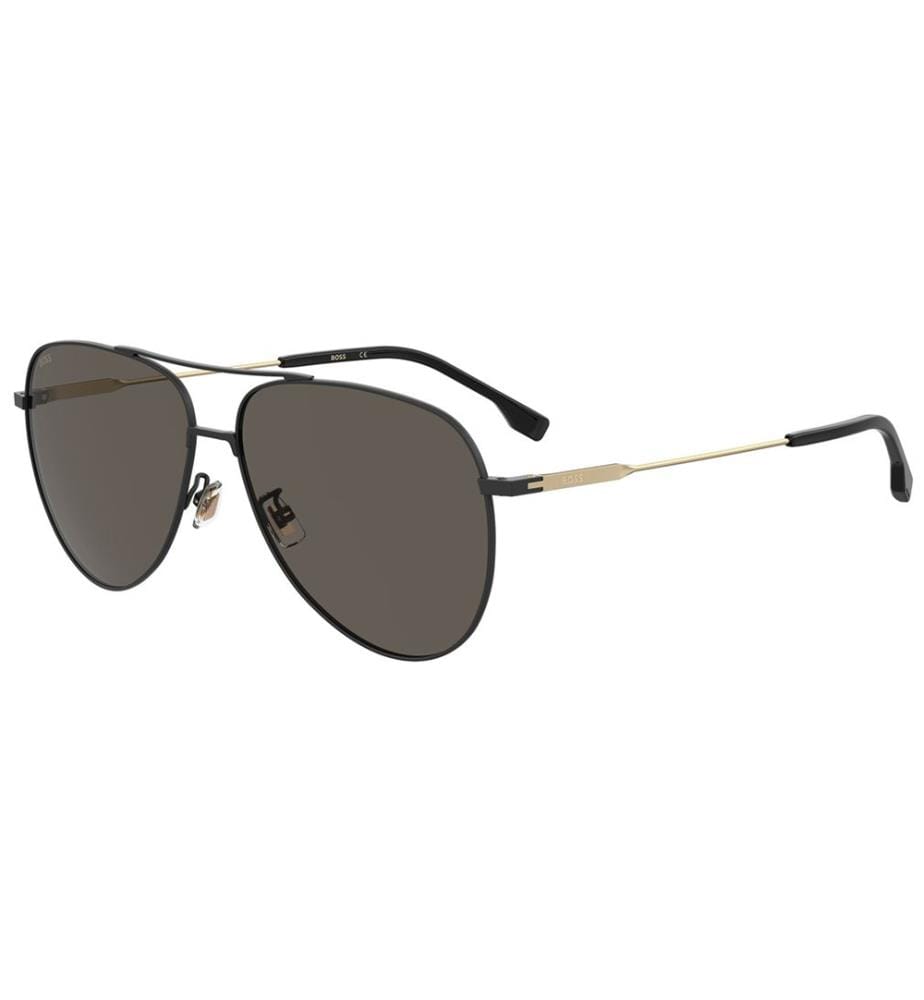 Lunettes de Soleil 1558 Noir métallisé/Objectif marron