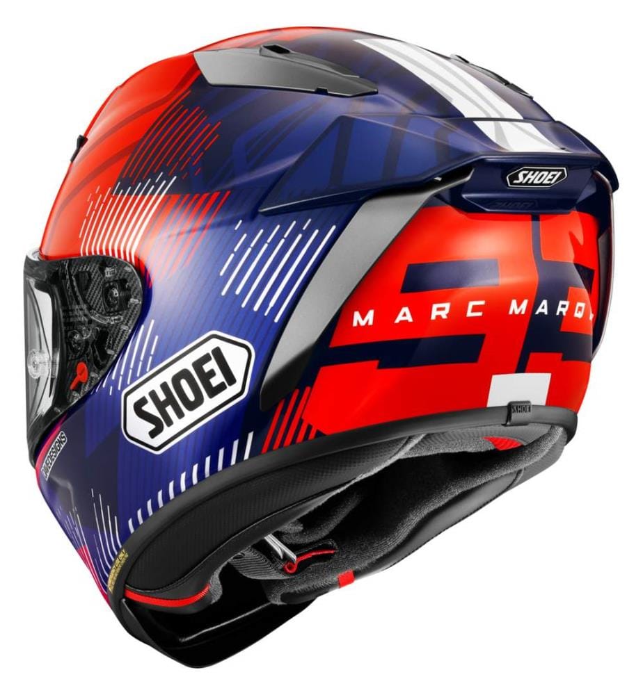 Casque intégral X-Spirit Pro Marquez 8 TC-1 - Rouge/Bleu/Blanc