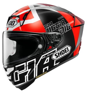 Casque intégral X-Spirit Pro Diggia 2 TC-1 - Rouge/Noir/Blanc