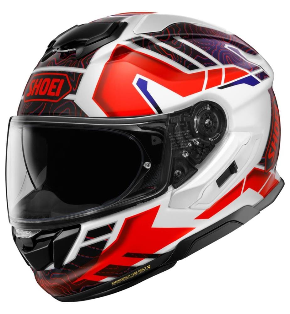 Casque intégral GT-Air 3 Hike TC-10 – Blanc / Rouge / Bleu