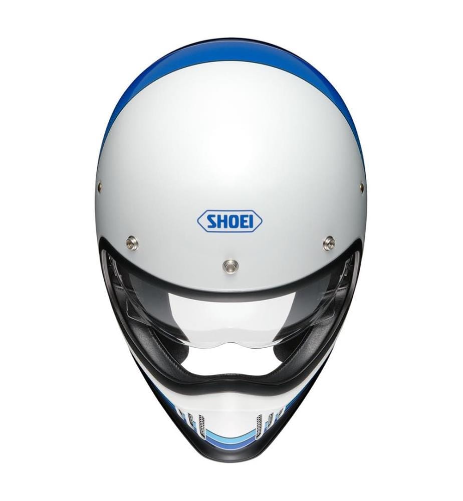 Casque Intégral EX-Zero Equation TC-11 - Blanc, Bleu, Noir
