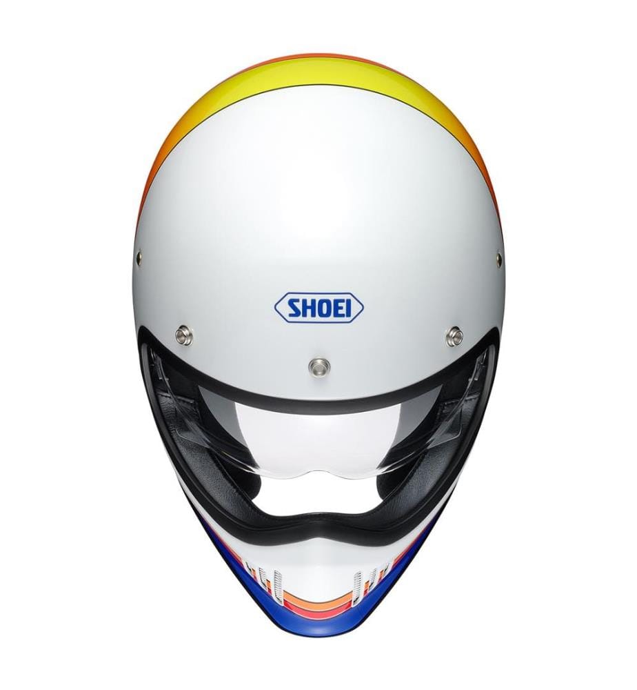 Casque Intégral EX-Zero Equation TC-2 - Blanc, Bleu, Orange