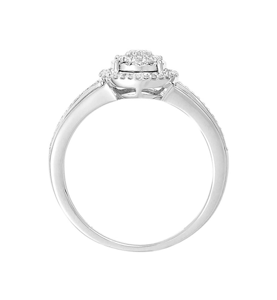 Ring Grennelle - Weissgold 375/1000