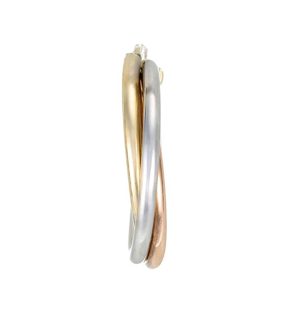 Ohrringe Tiges Arrondies - Gold
