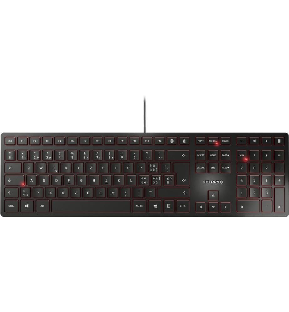 Cherry Tastatur KC 6000 Slim CH-Layout Schwarz