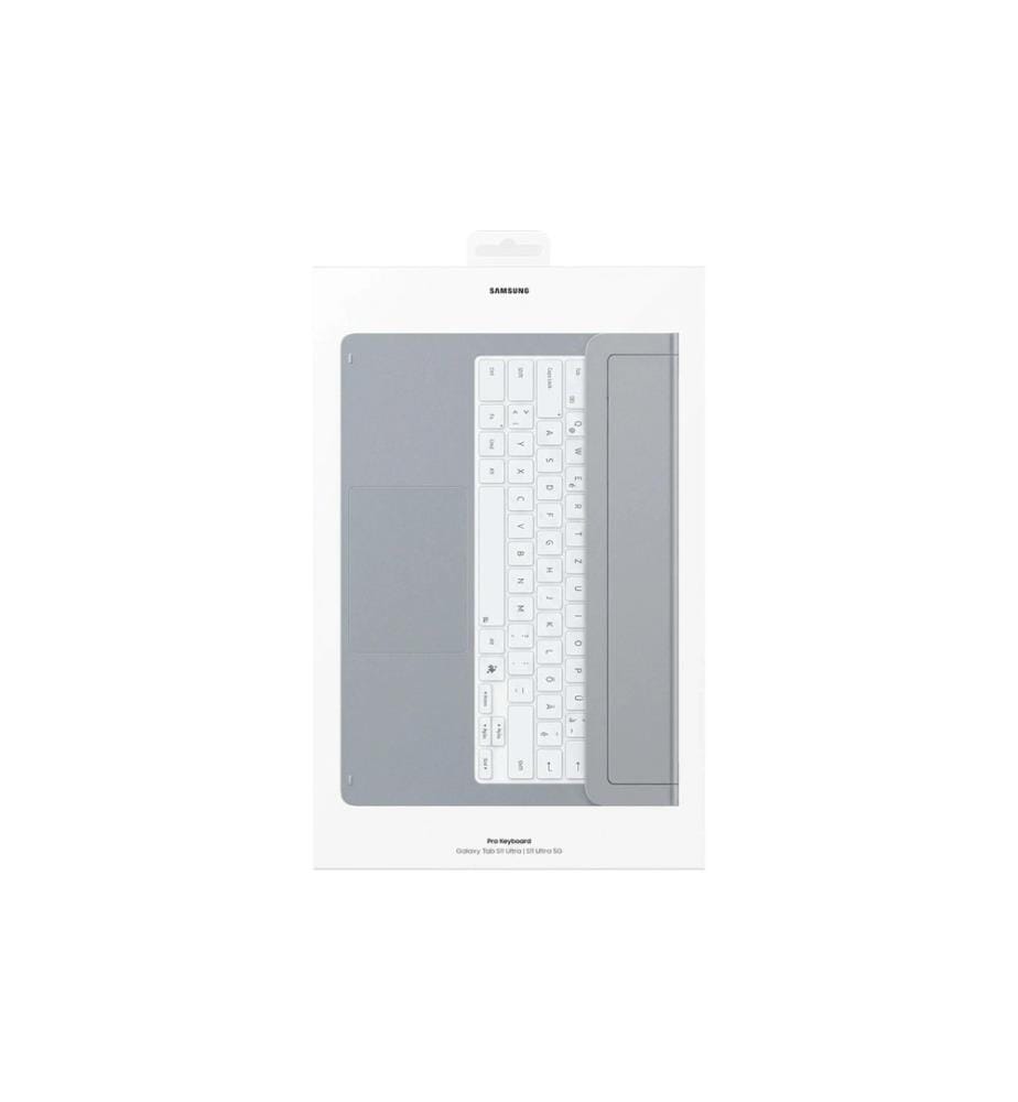 Samsung Pro Keyboard Tablethülle mit Tastatur Silber