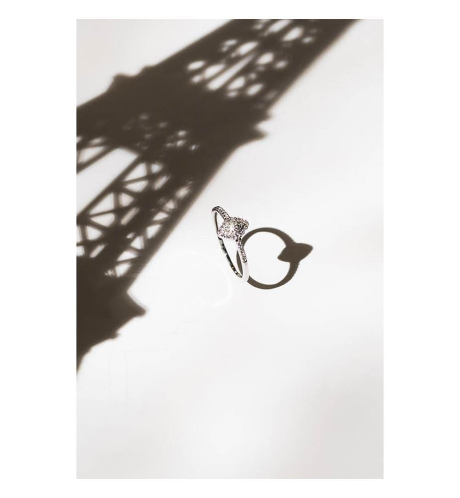 Bague Sansa - Or blanc