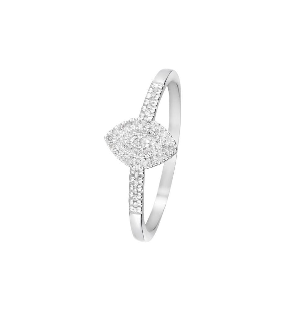 Bague Sansa - Or blanc