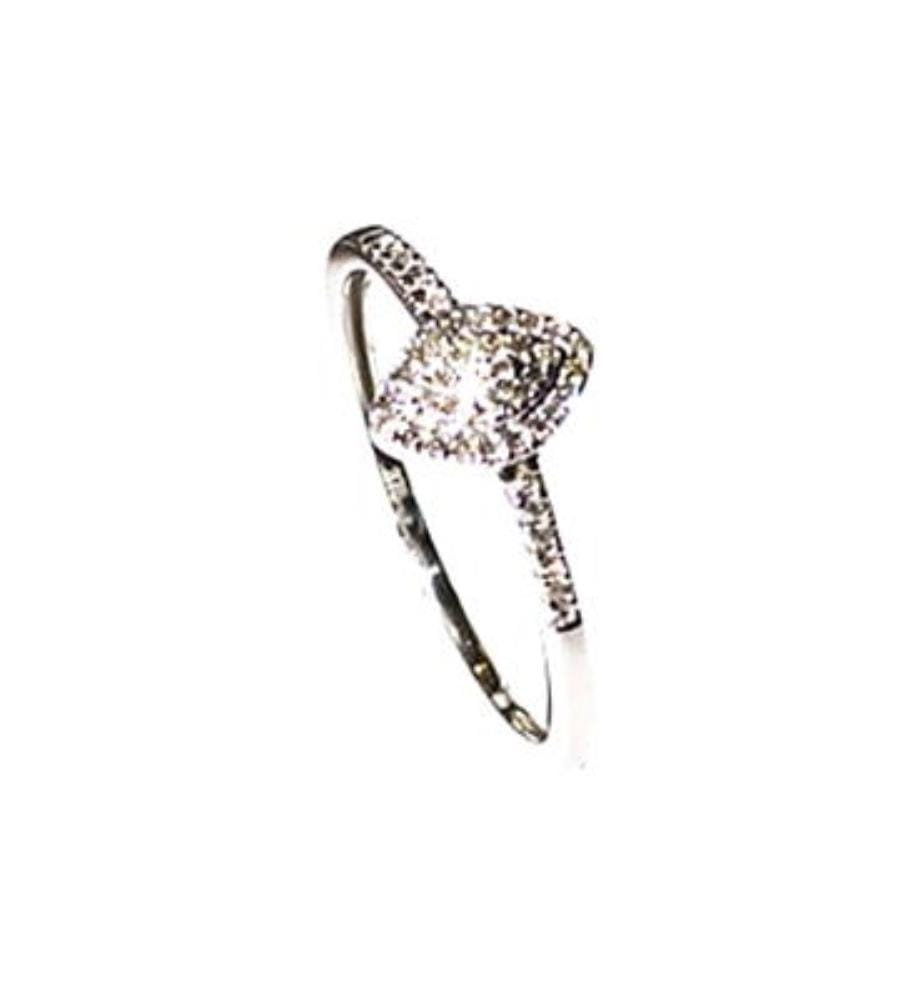 Bague Sansa - Or blanc