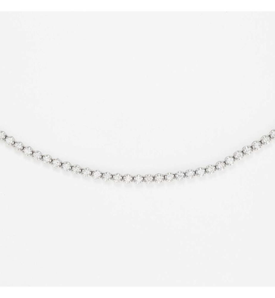 Collier Rivière - Or blanc
