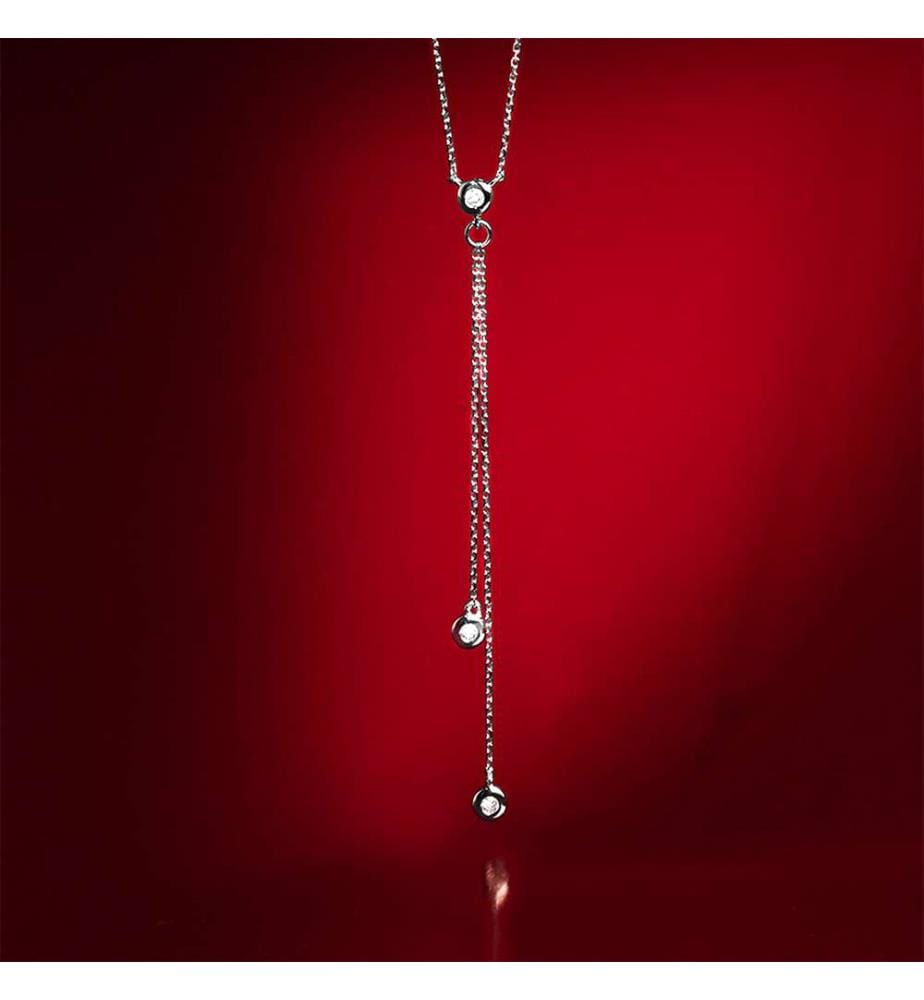 Collana Cordou - Oro bianco