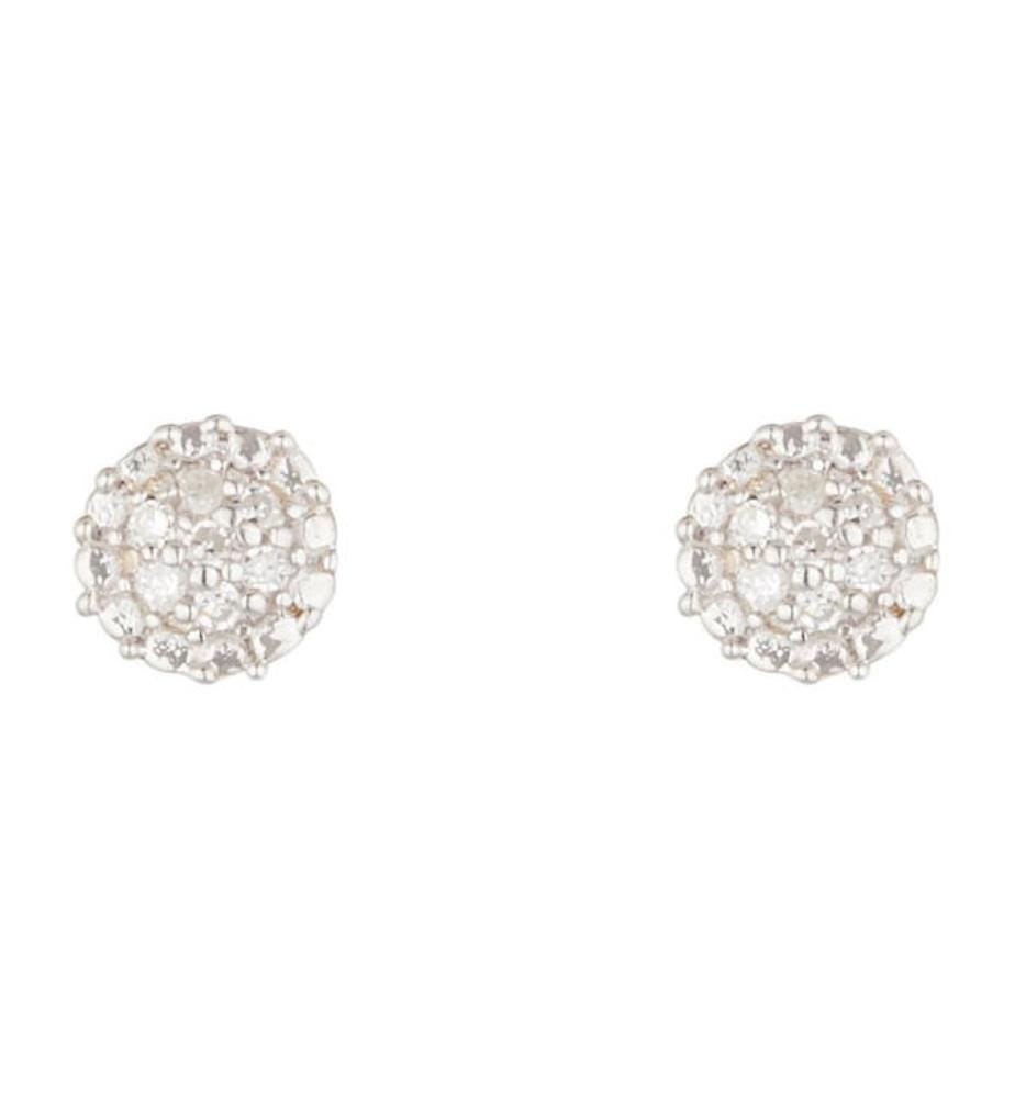 Boucles d'oreilles Round Stud - Or jaune