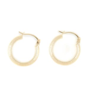 Orecchini a cerchio Nina 15 mm - Oro giallo