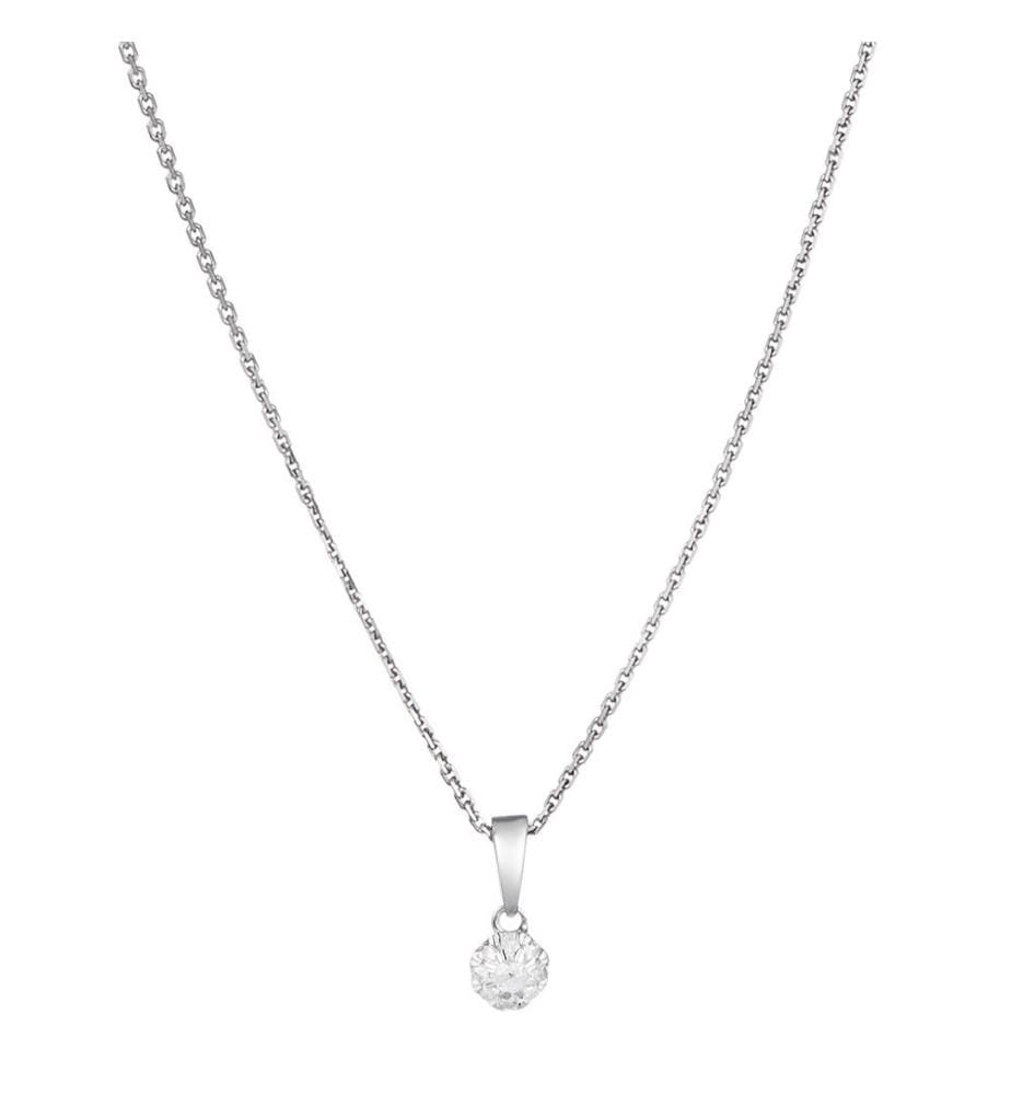Pendentif Idylle - Or blanc