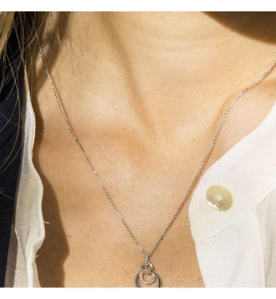 Nola Pendant - White Gold