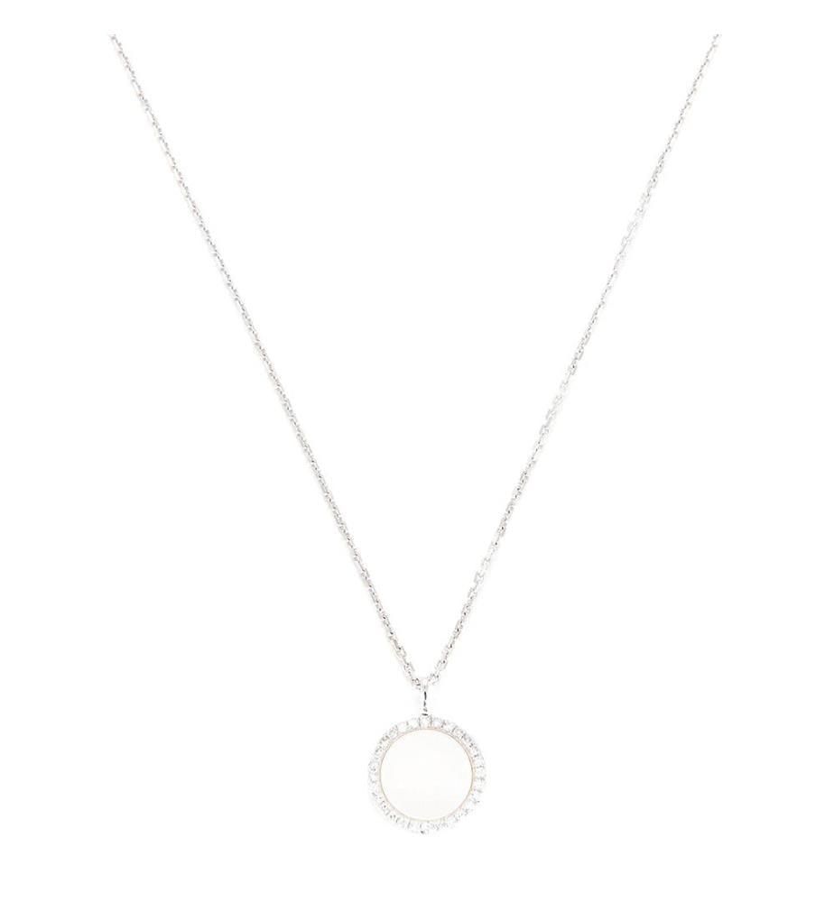 Ciondolo Round Nacre - Argento