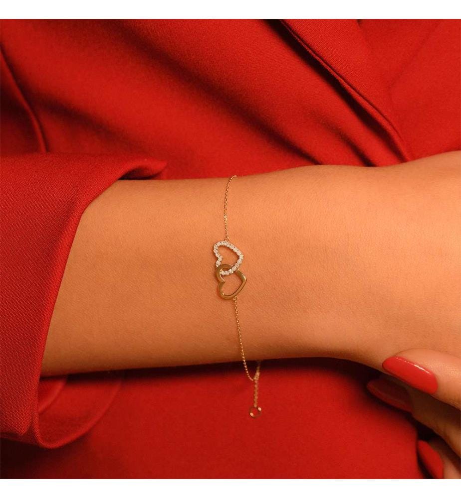 Bracciale "Jamais Sans Toi" - Oro giallo