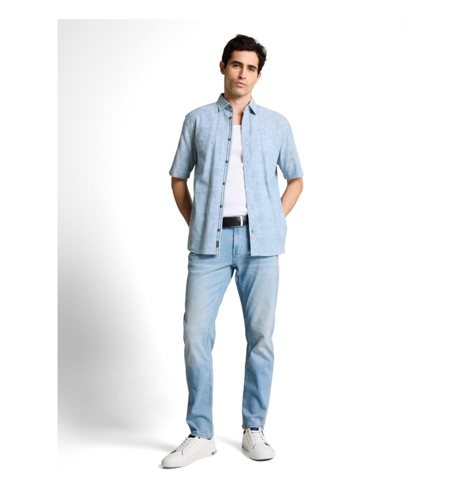 Chemise Comfort - Light Blue Tonal Design