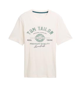 T-shirt avec logo imprimé - Gardenia White