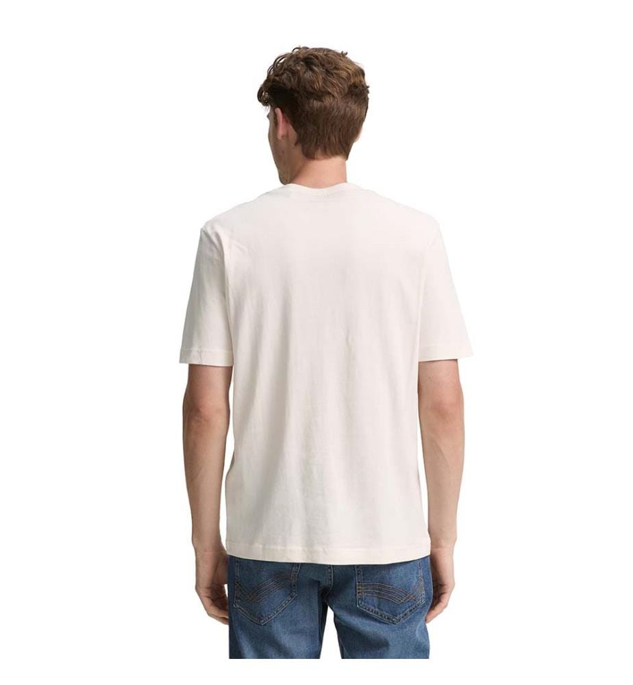 T-shirt avec logo imprimé - Gardenia White