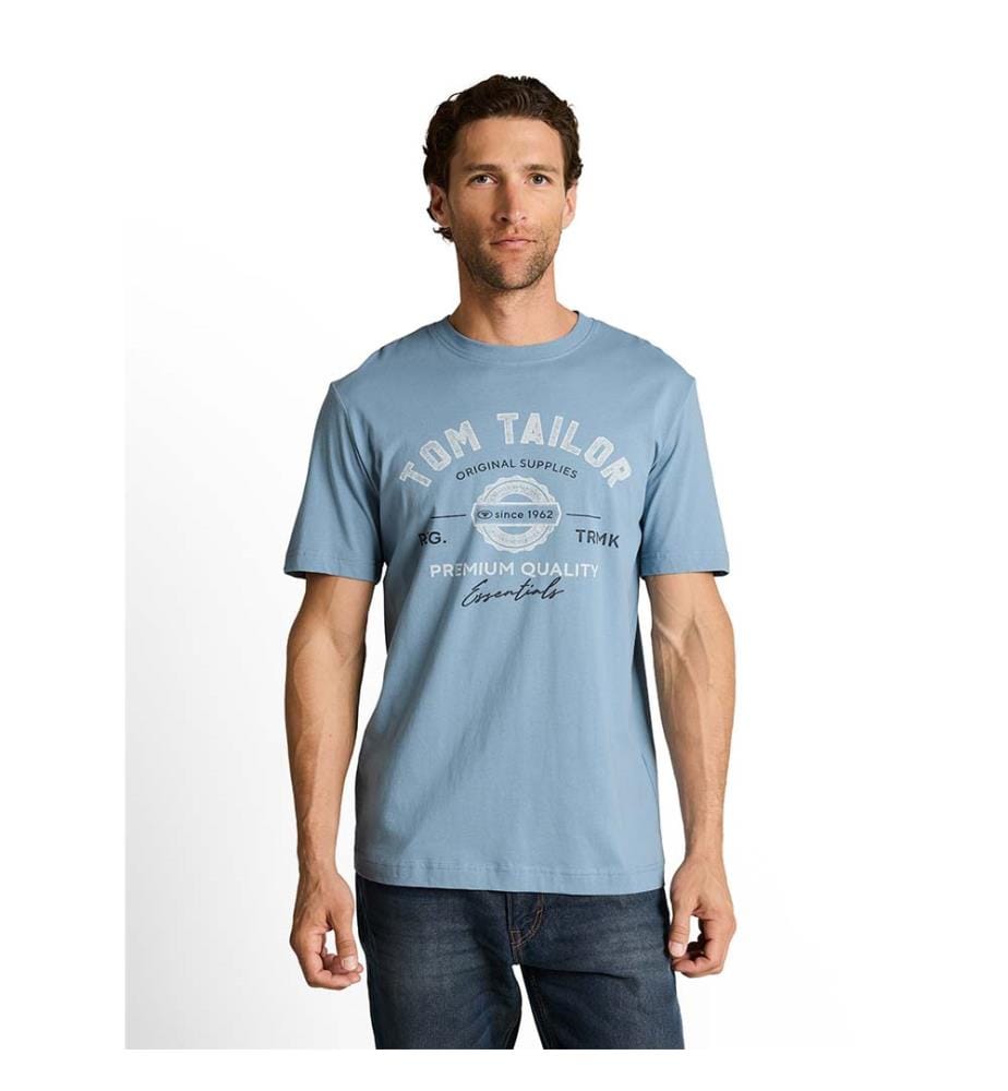 T-shirt avec logo imprimé - Mountain Spring Blue