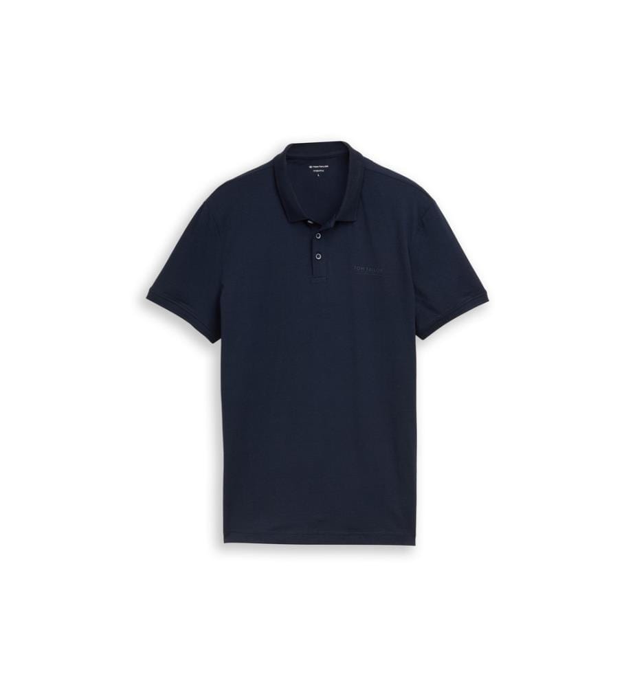 Polo basique ajusté - Bleu capitaine ciel